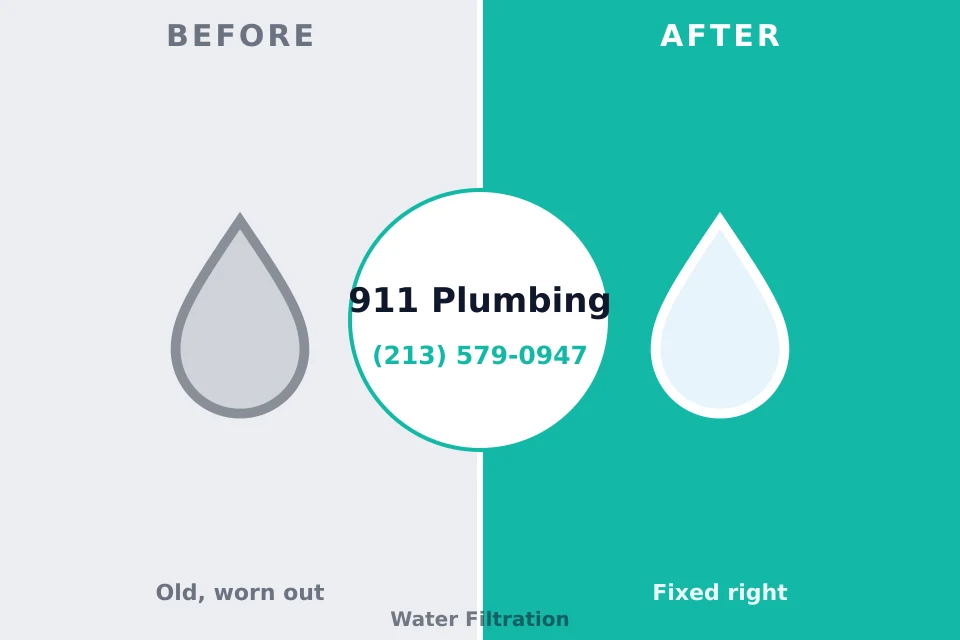 Before and after: plumbing company Bonners Ferry, ID
